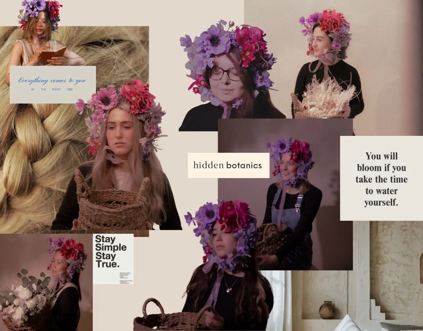 Floral crown Bonnet Bridal Crown Bridgerton Blooms