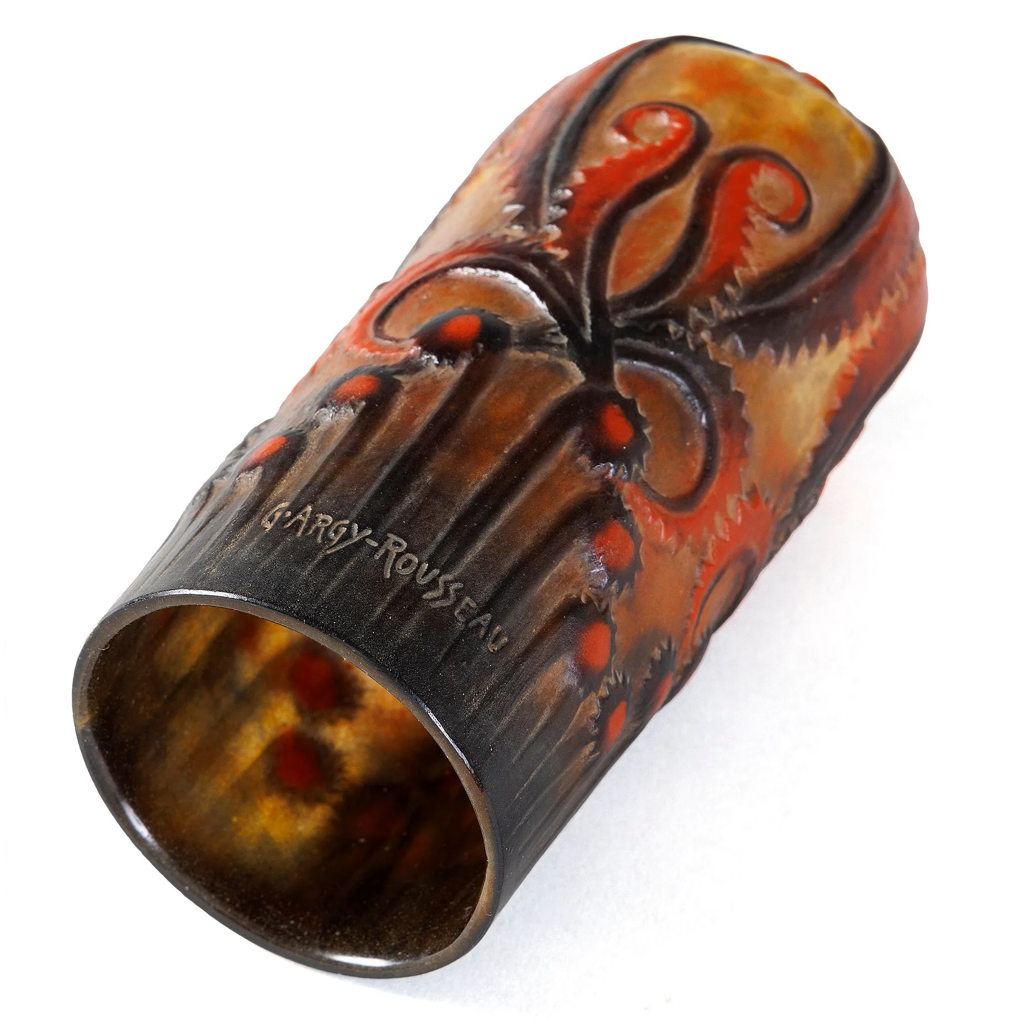 Gabriel Argy-Rousseau Pâte de Verre "Chardon indien" Night Light