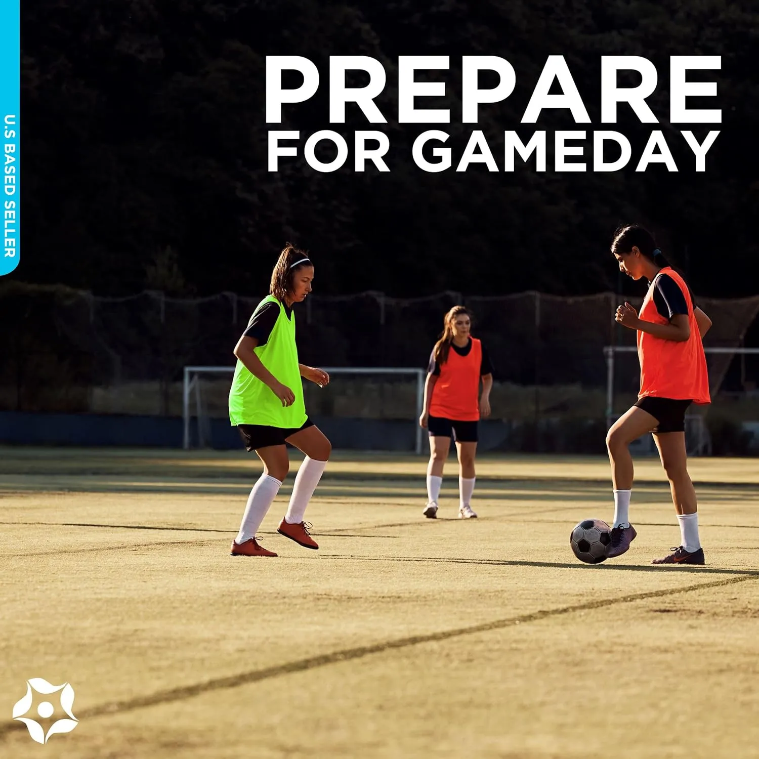 Get Out! Scrimmage Vest Pinnies 12pk in Red and Blue  Youth, Teens and Adult Sizes  Nylon Mesh Jerseys for Any Sport