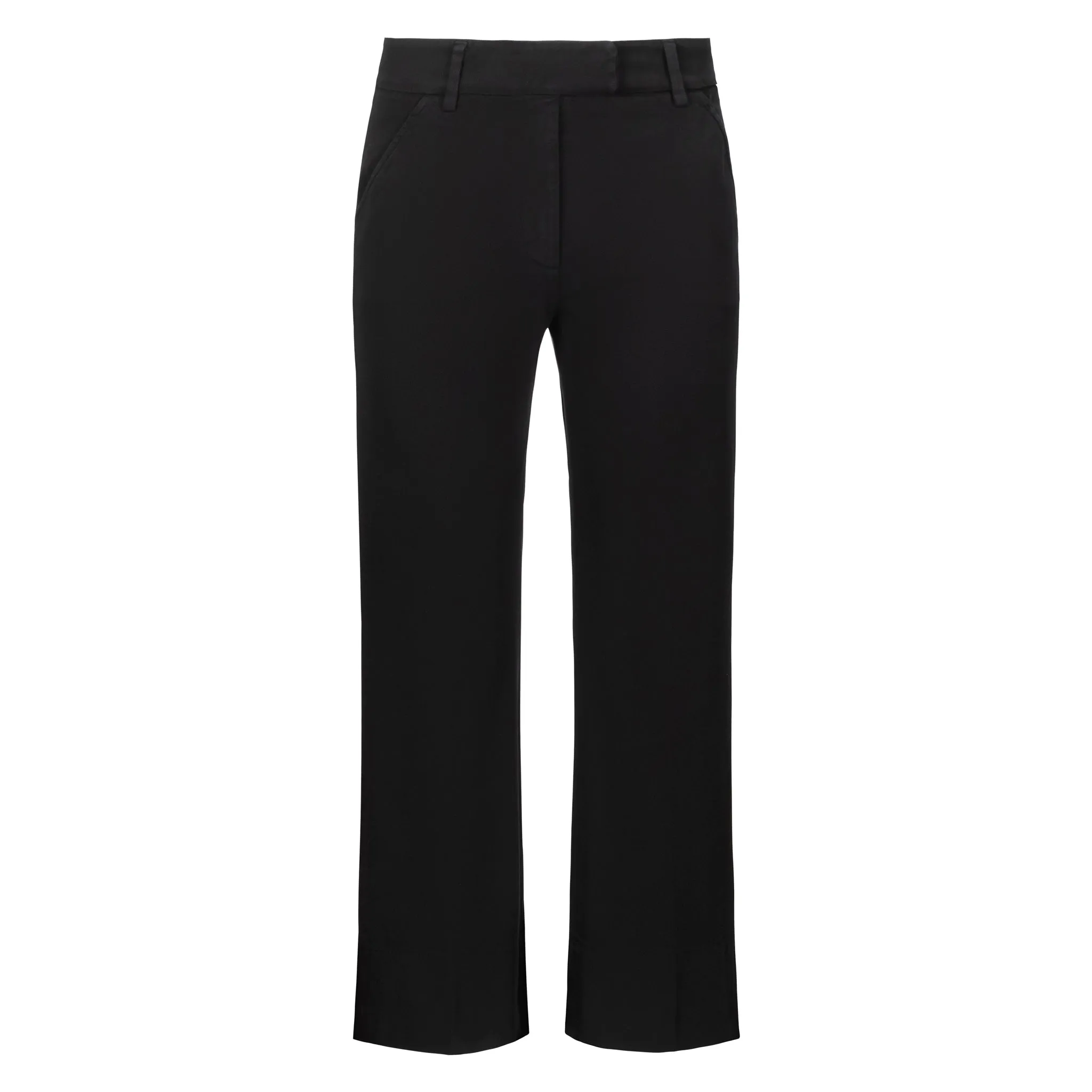 Giada Cotton Trouser - Black