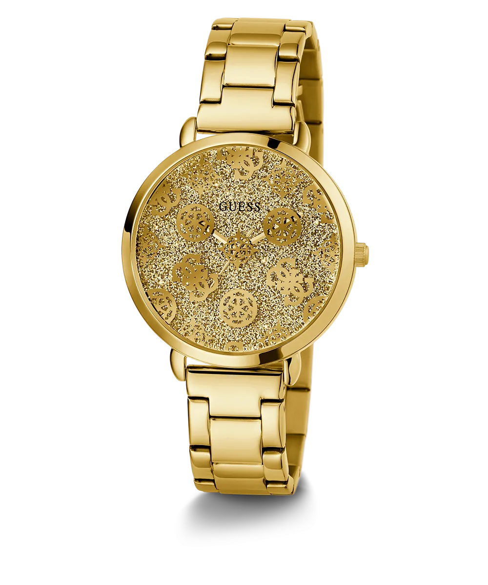 GUESS Ladies Gold Tone Analog Watch