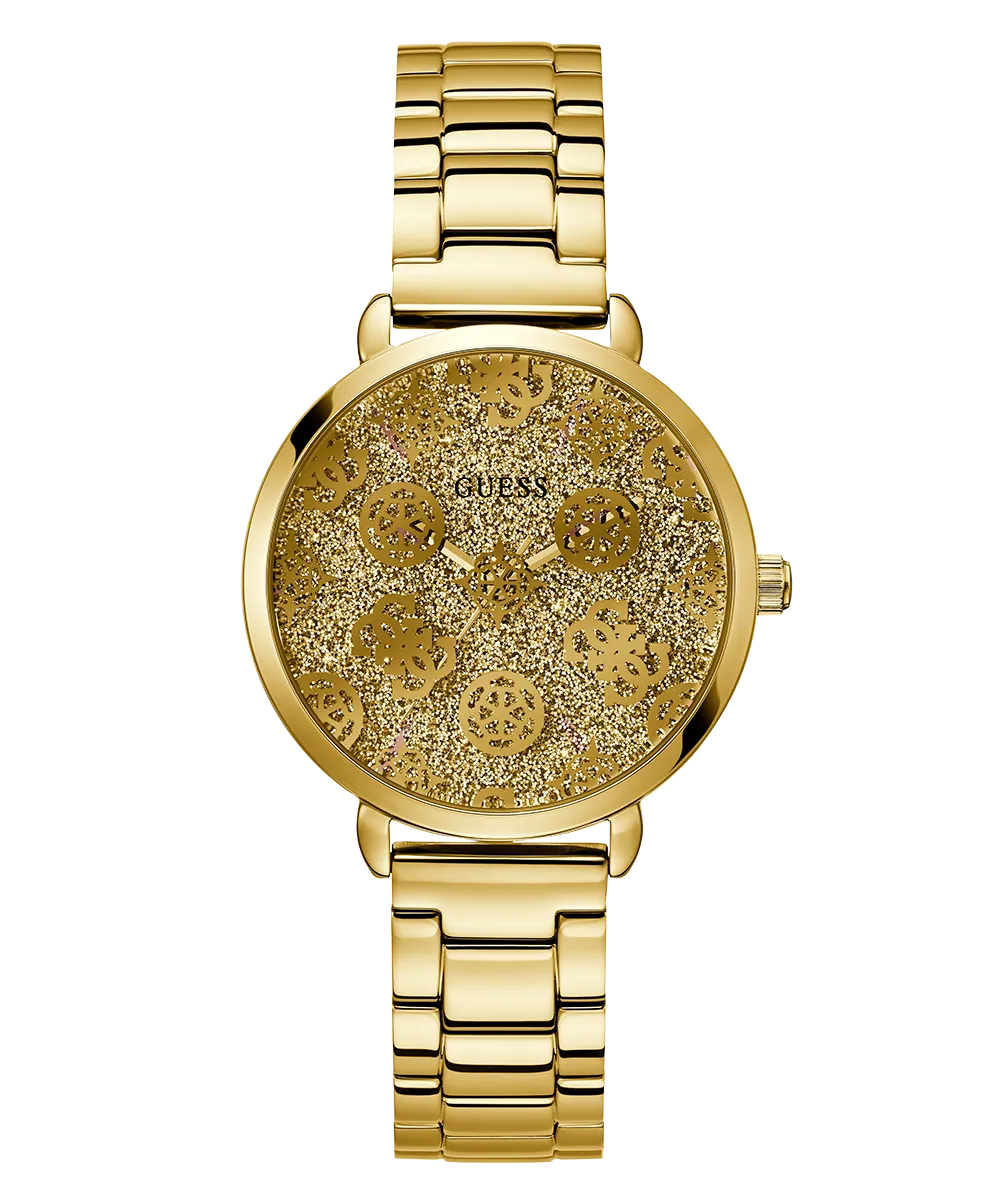GUESS Ladies Gold Tone Analog Watch