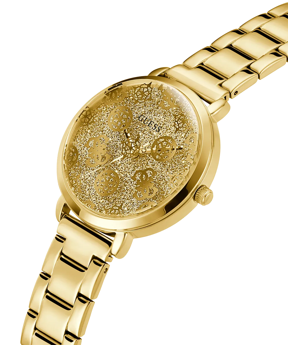 GUESS Ladies Gold Tone Analog Watch