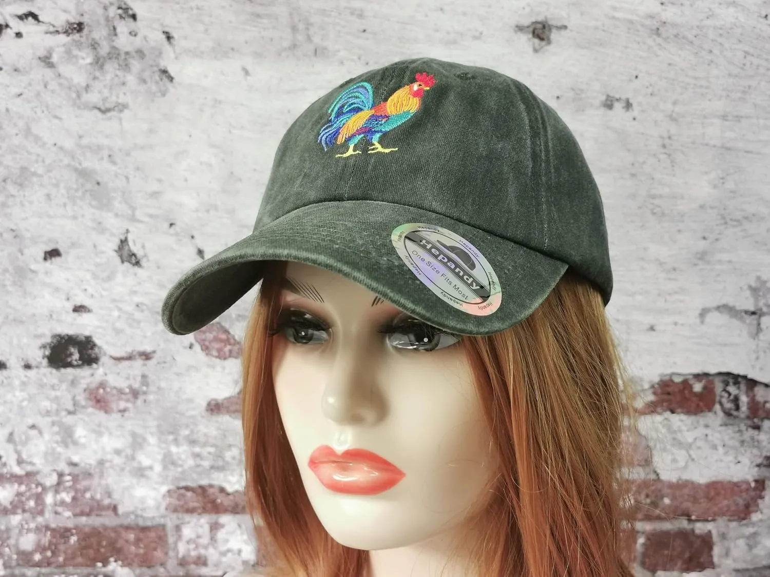 Hepandy Embroidered Rooster Hats