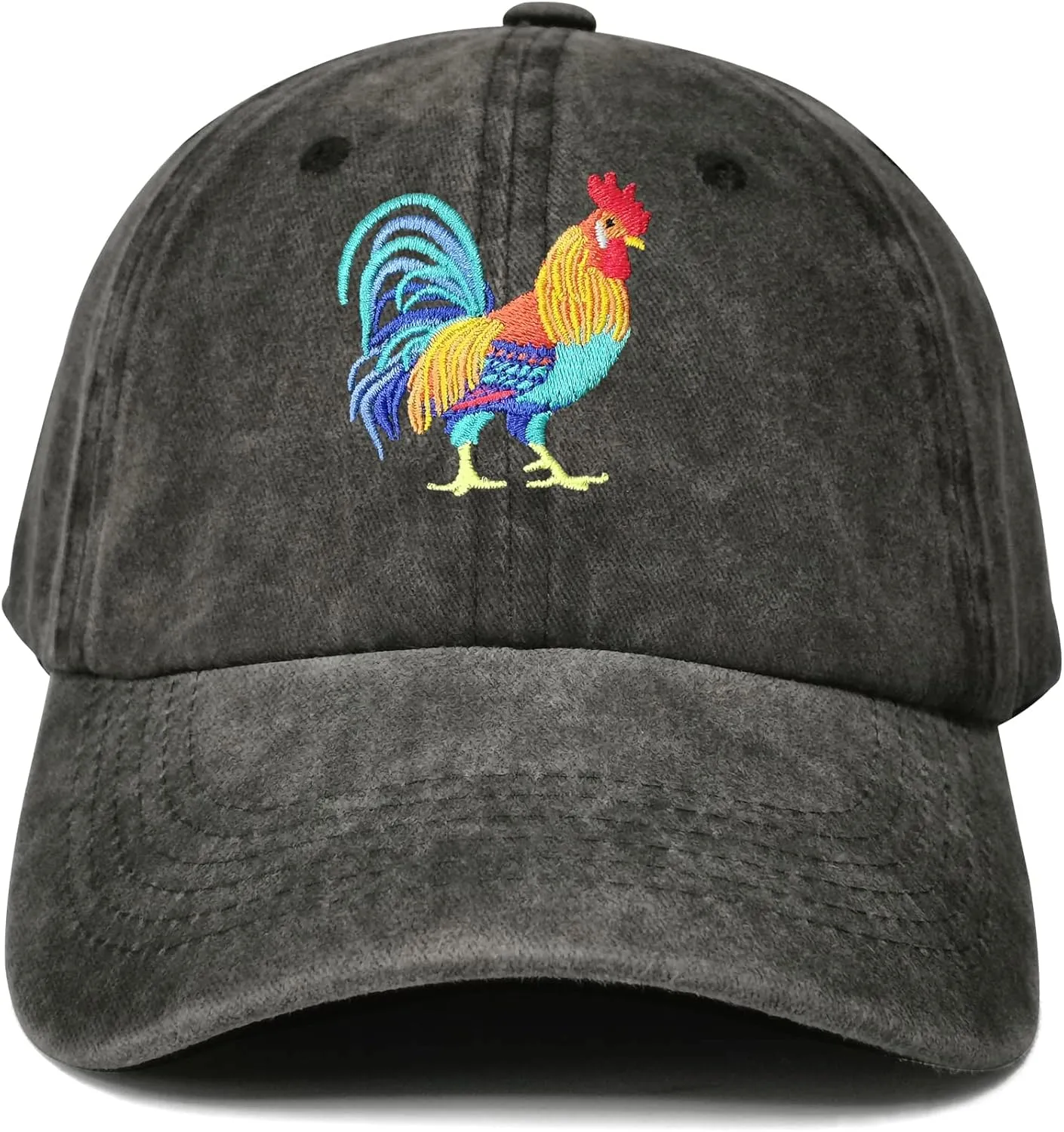 Hepandy Embroidered Rooster Hats