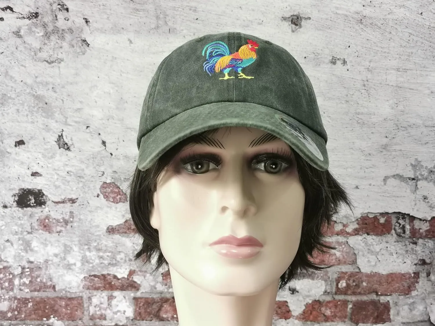 Hepandy Embroidered Rooster Hats