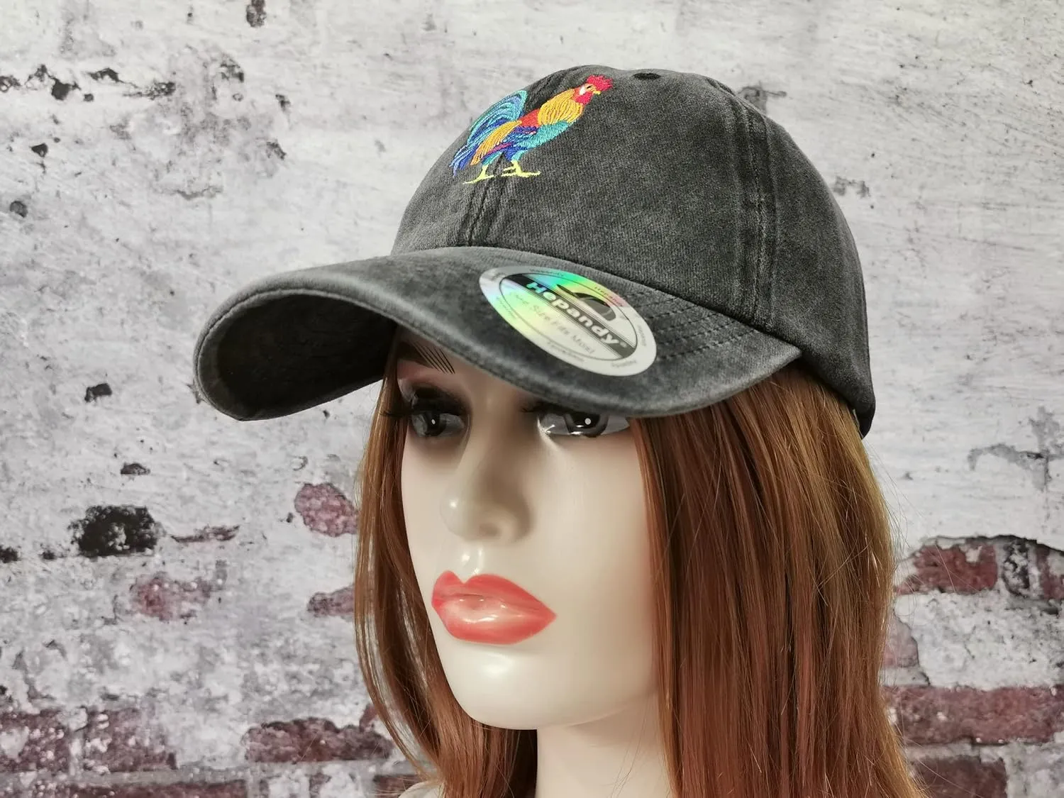 Hepandy Embroidered Rooster Hats
