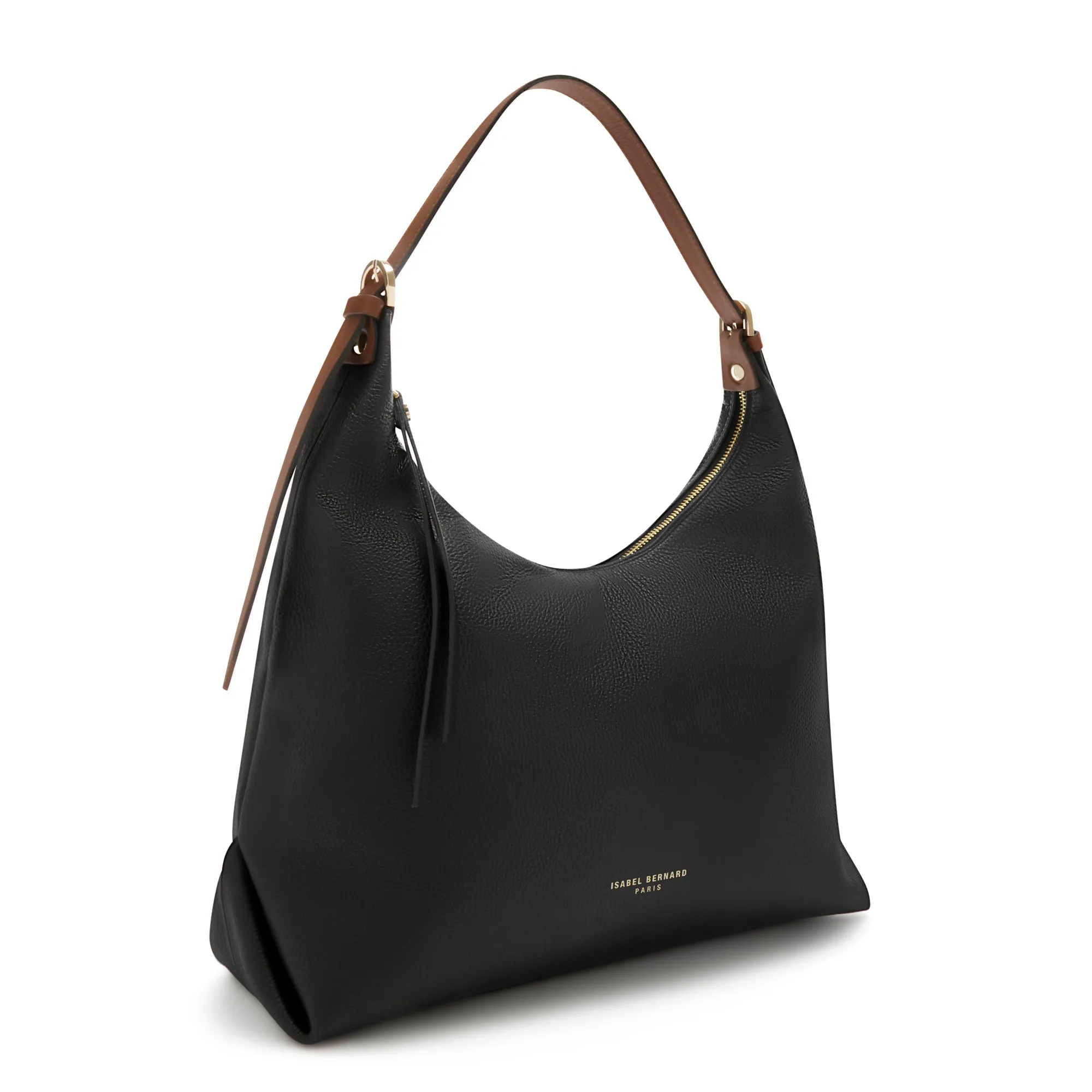 Honoré Muriel black calfskin leather shoulder bag