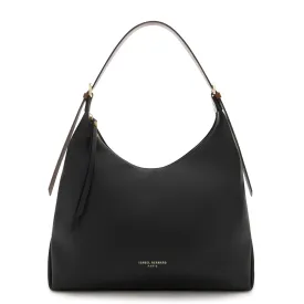 Honoré Muriel black calfskin leather shoulder bag