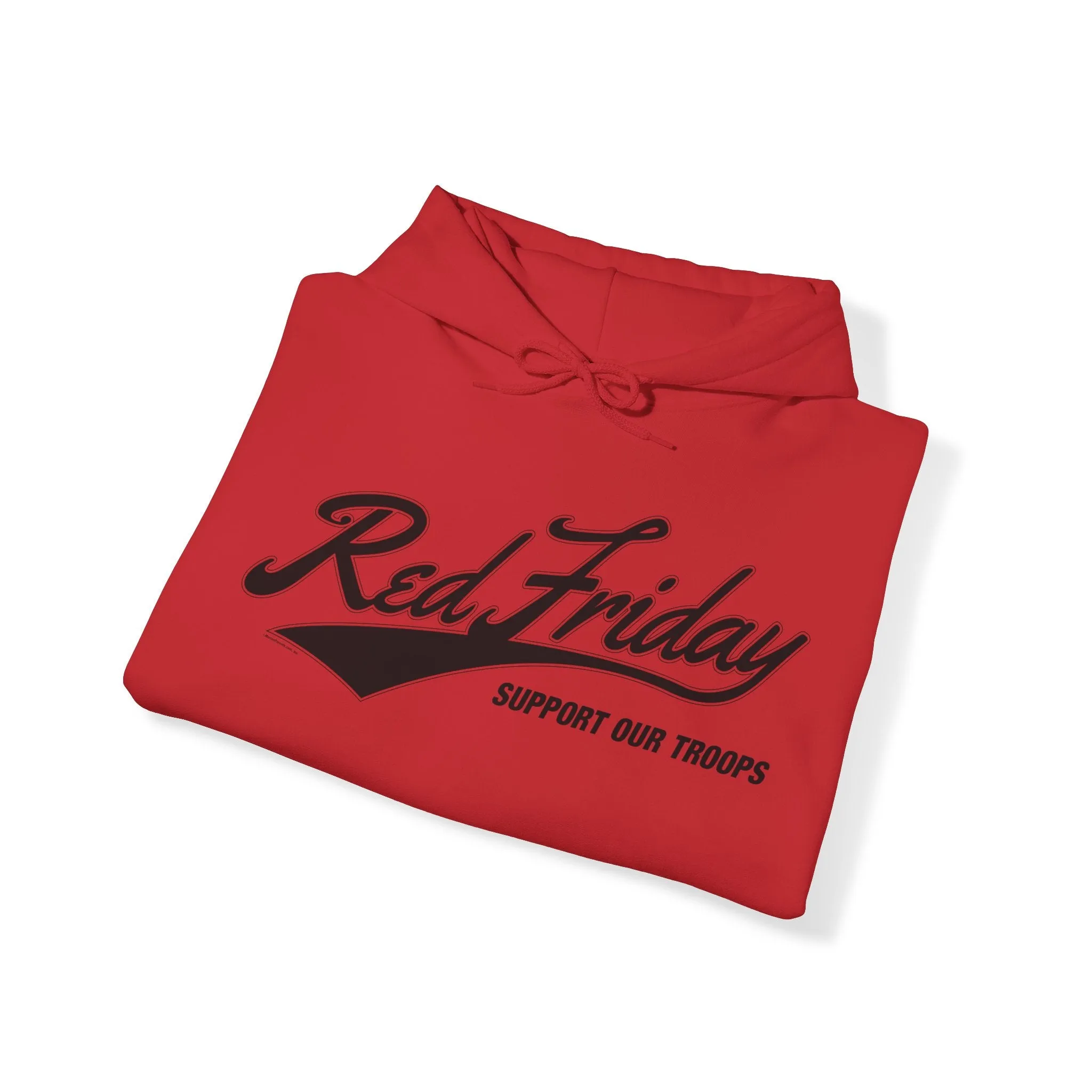 Hoodie: Red Friday Support Our Troops
