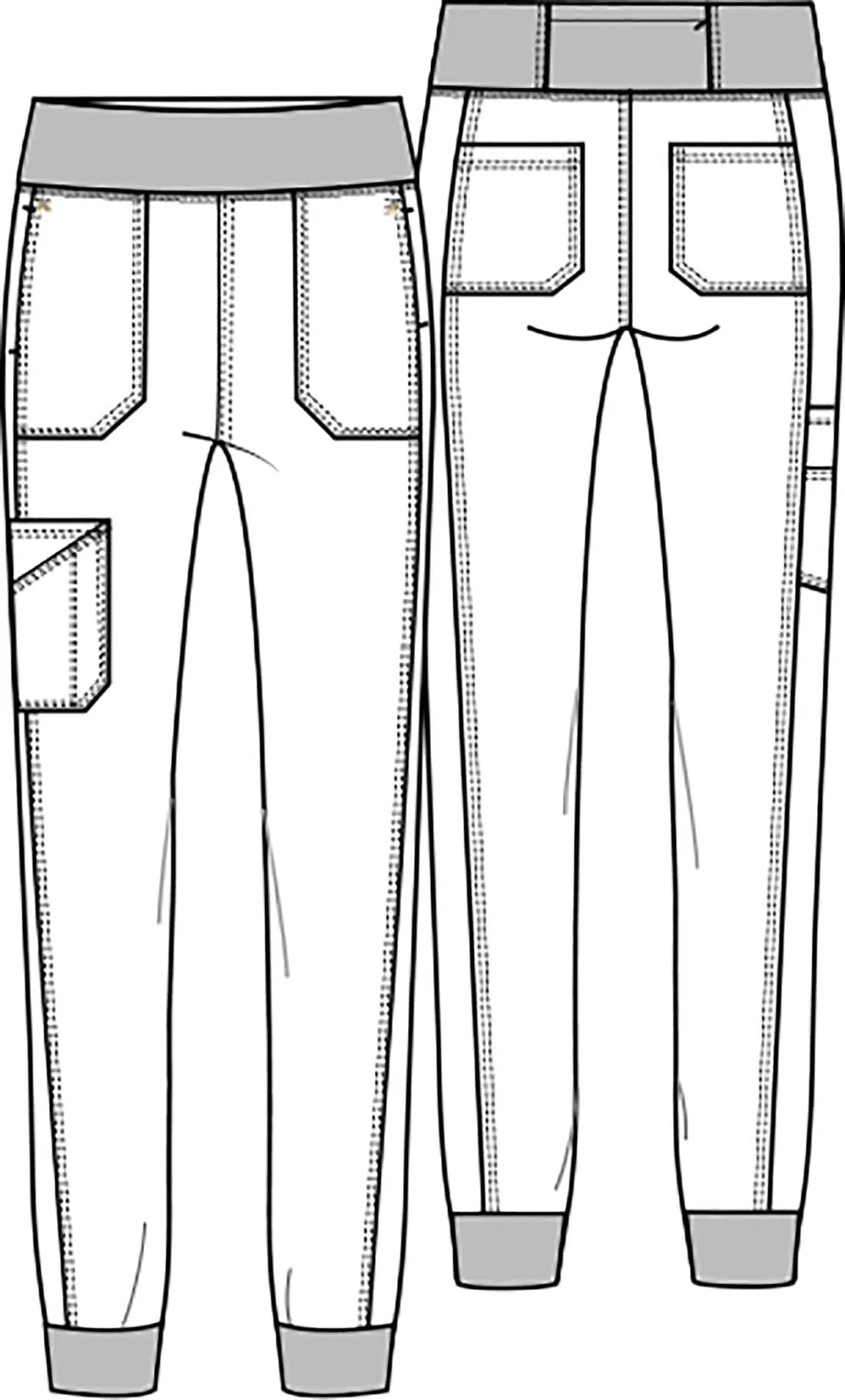 iflex Mid Rise Jogger Scrub Pant CK011