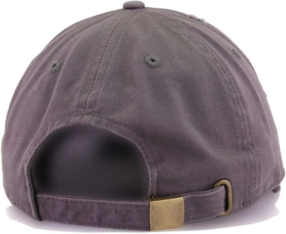 Irish Shamrock Vintage Baseball Cap Embroidered Cotton Adjustable Distressed Dad Hat