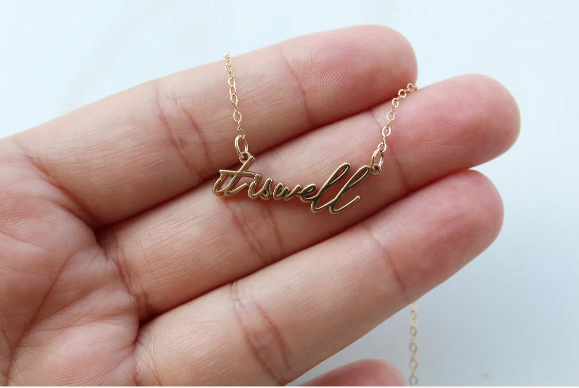 It is well with my Soul Necklace