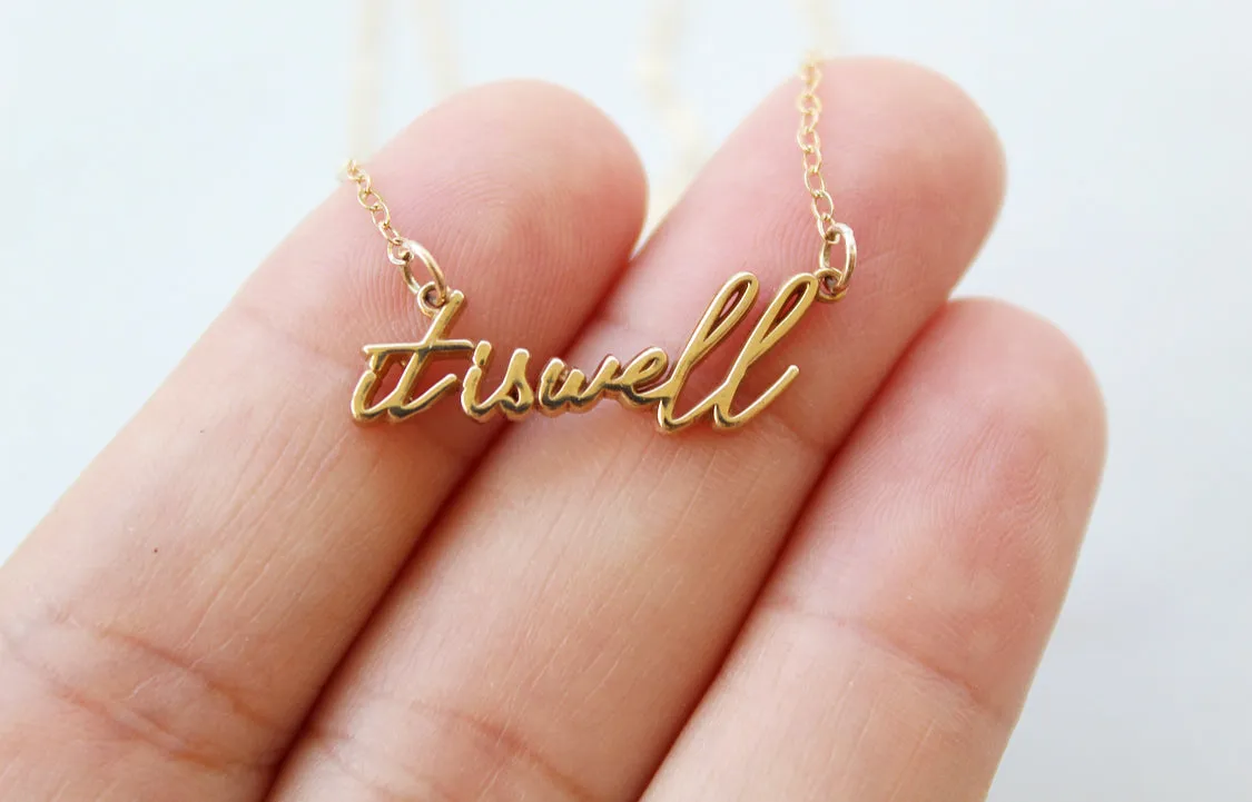 It is well with my Soul Necklace