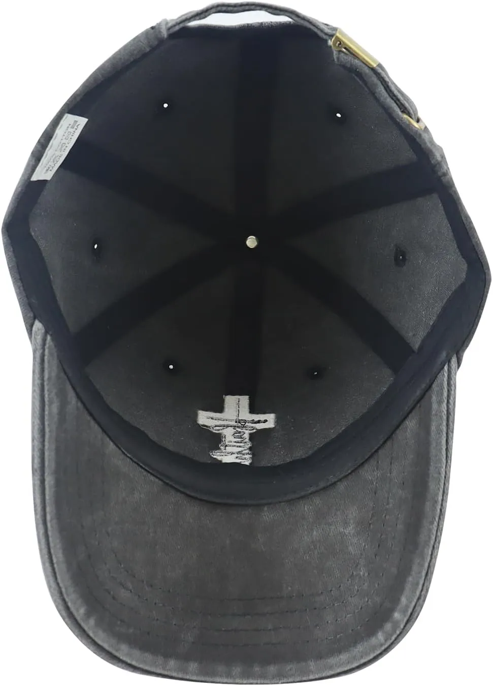 Jesus Cross Hat for Men Women, Funny Adjustable Cotton Embroidered Christian Religious Faith Baseball Cap