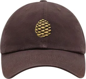 JPAK Pinecone Premium Dad Hat Embroidered Cotton Baseball Cap Pine Tree