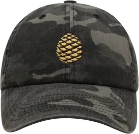 JPAK Pinecone Premium Dad Hat Embroidered Cotton Baseball Cap Pine Tree