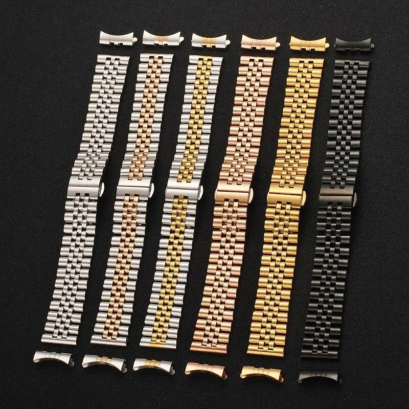 Jules 316L Stainless Steel Jubilee Bracelet With Butterfly Clasp