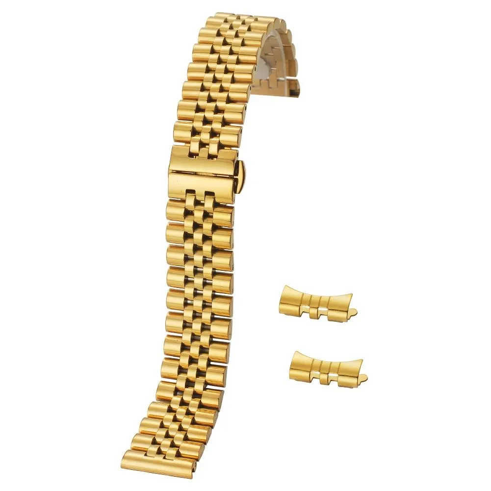Jules 316L Stainless Steel Jubilee Bracelet With Butterfly Clasp