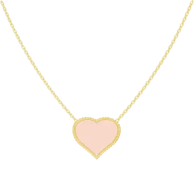 Kids Enamel Heart Necklace