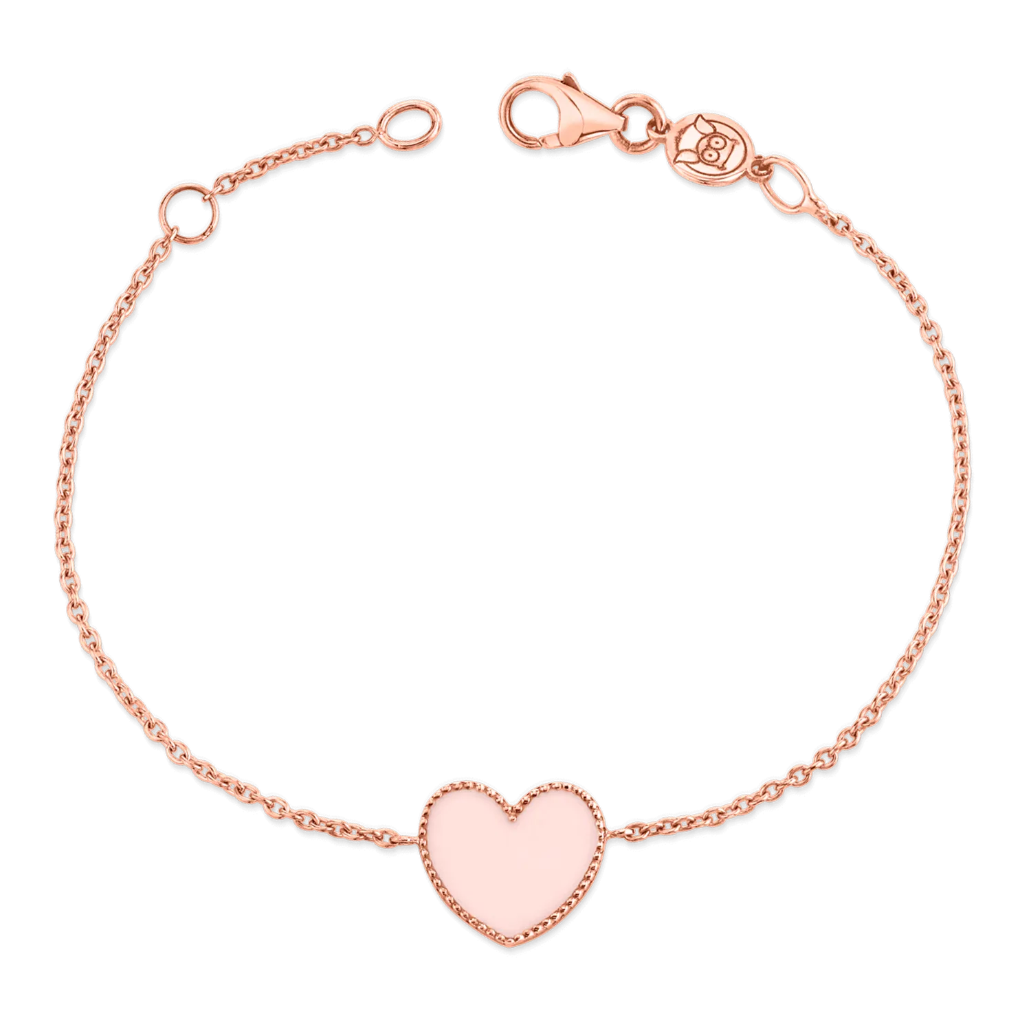Kids Heart Enamel Bracelet