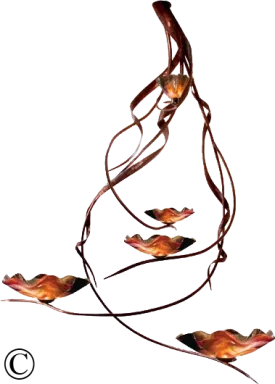 Lazy Daisy Five Blossom Chandelier
