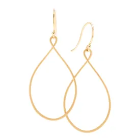 <!--ER919--> teardrop keyhole earrings
