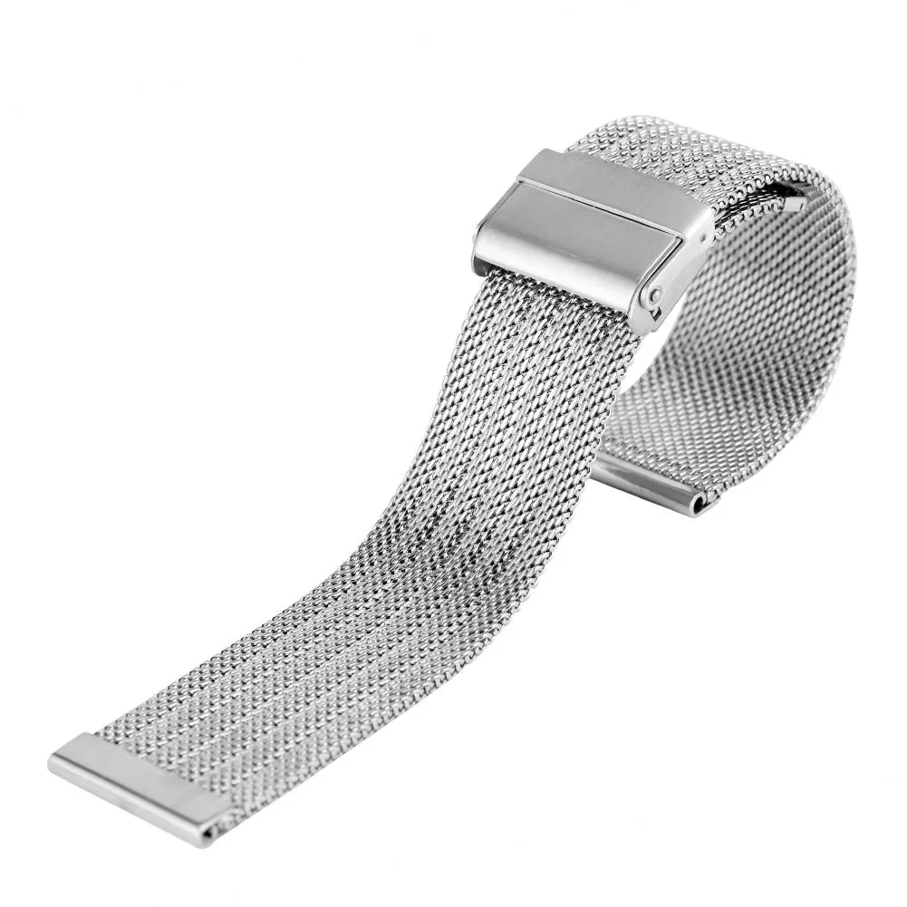 Luigi Stainless Steel Milanese Mesh Watch Strap