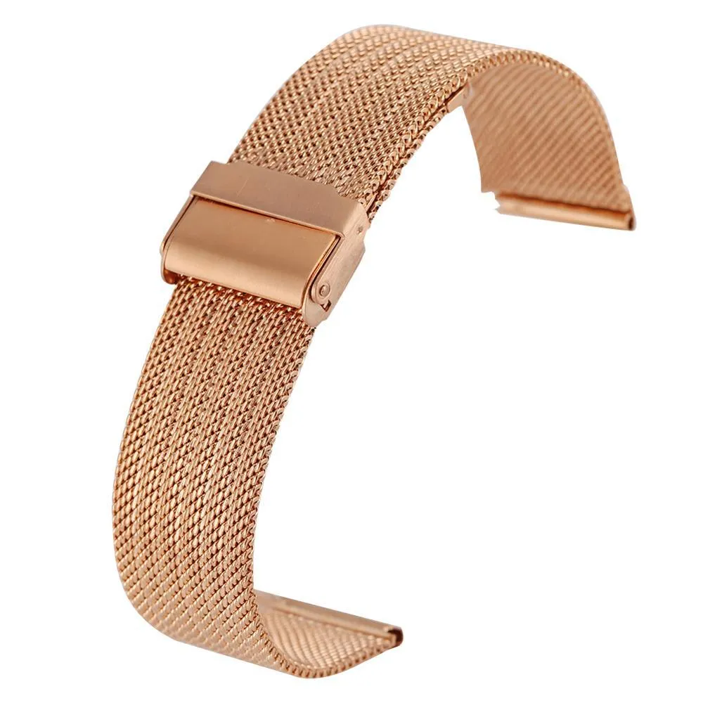 Luigi Stainless Steel Milanese Mesh Watch Strap