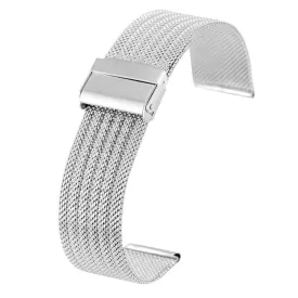 Luigi Stainless Steel Milanese Mesh Watch Strap