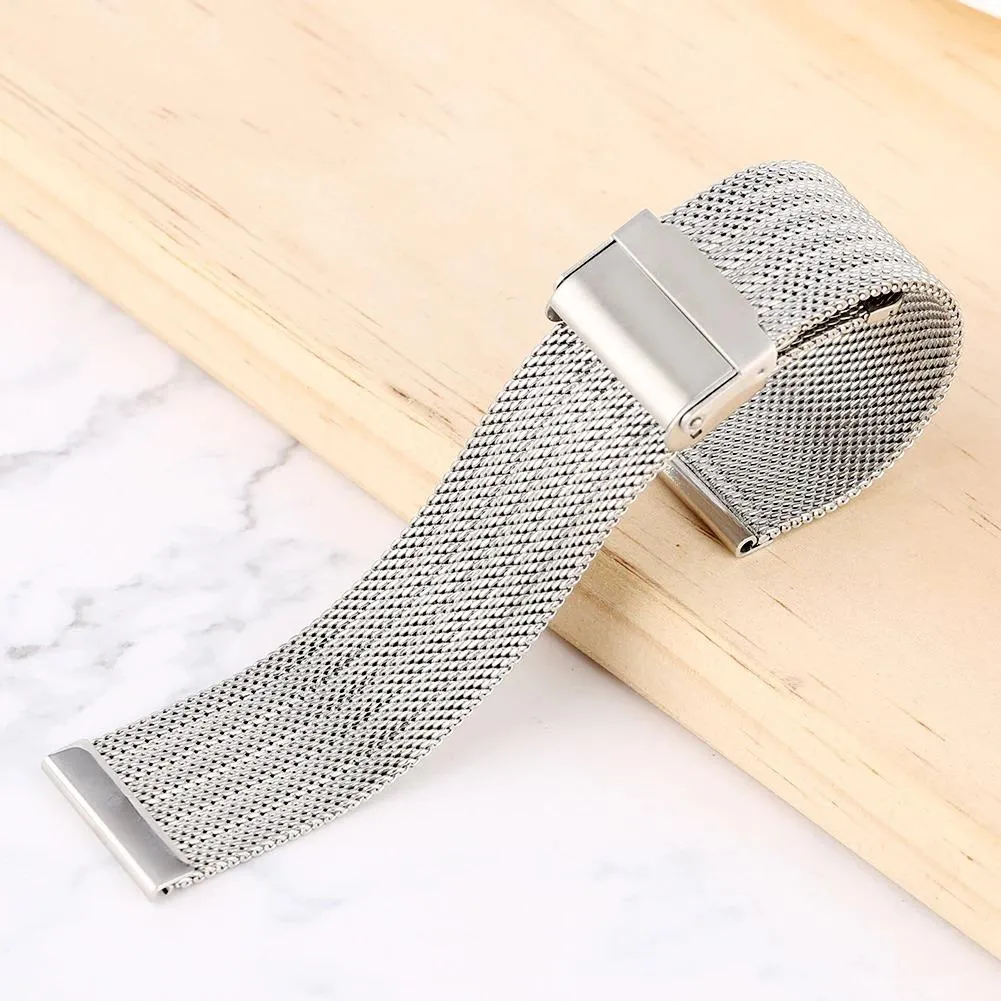 Luigi Stainless Steel Milanese Mesh Watch Strap
