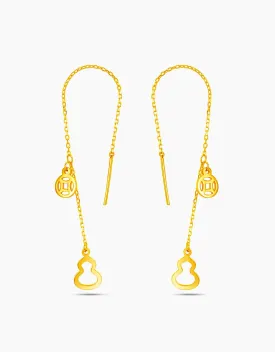 LVC 9IN Hulu 999 Gold Drop Earrings
