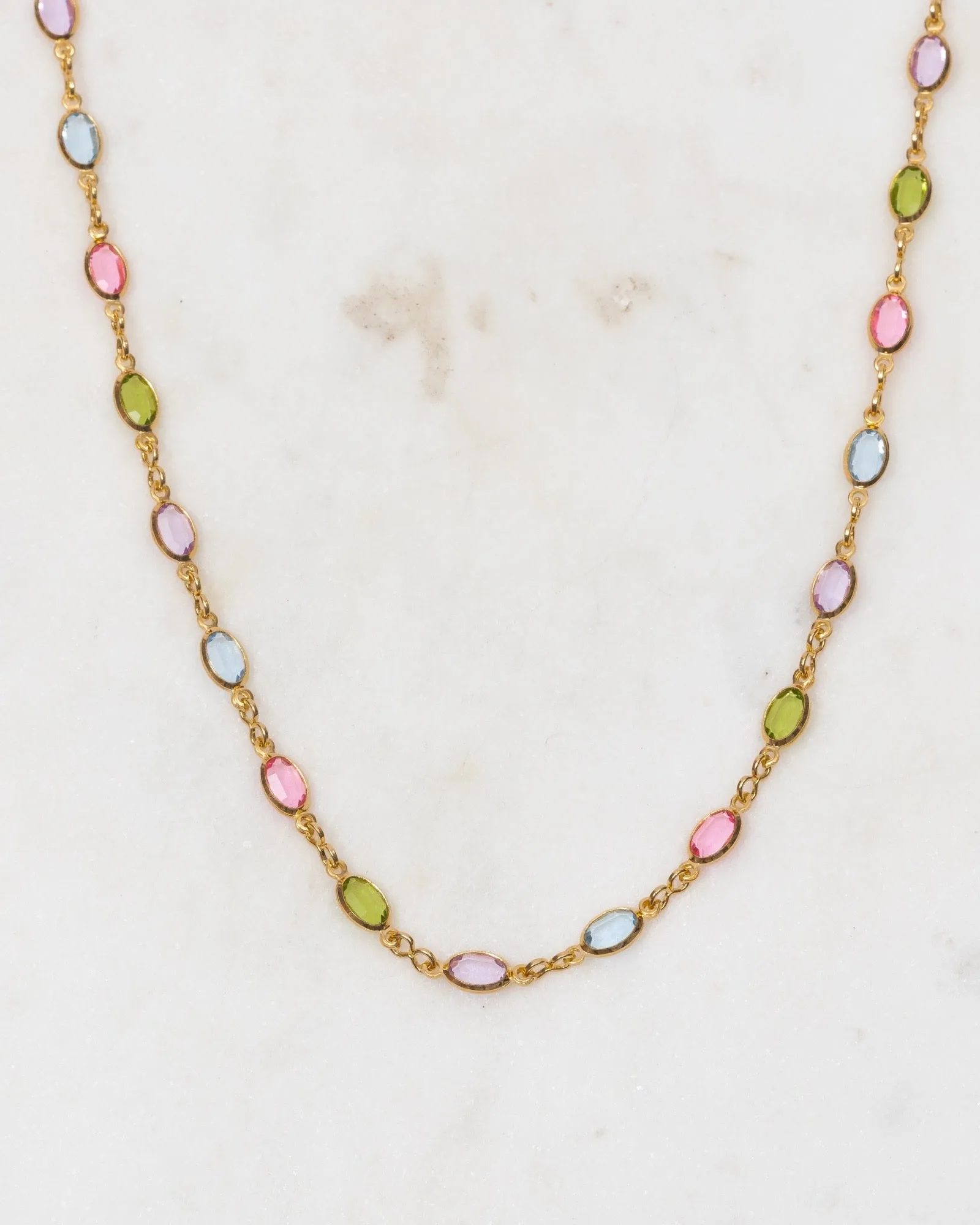 Margaret colourful Gold Necklace