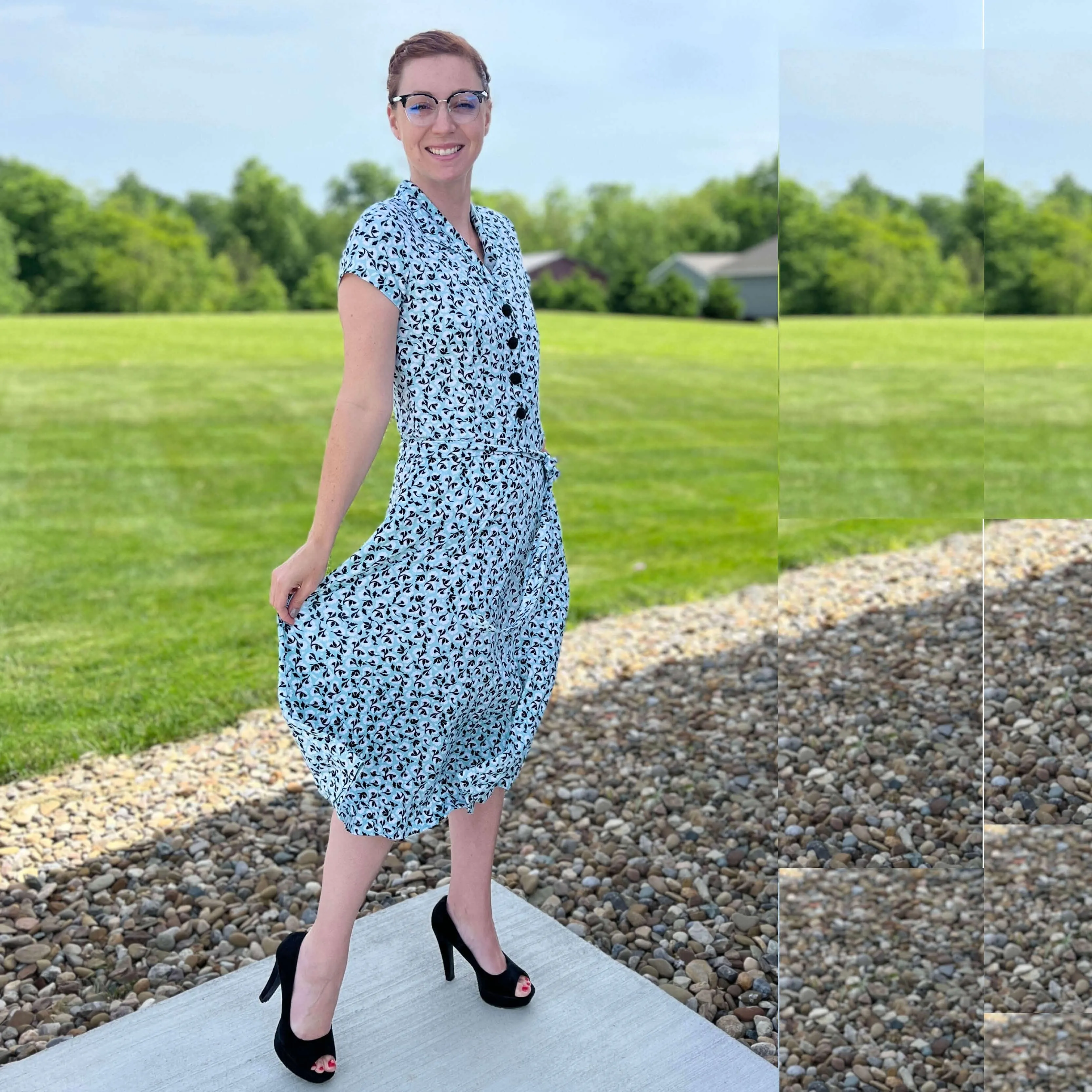 Marianne Dress-Printed Pattern