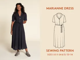 Marianne Dress-Printed Pattern