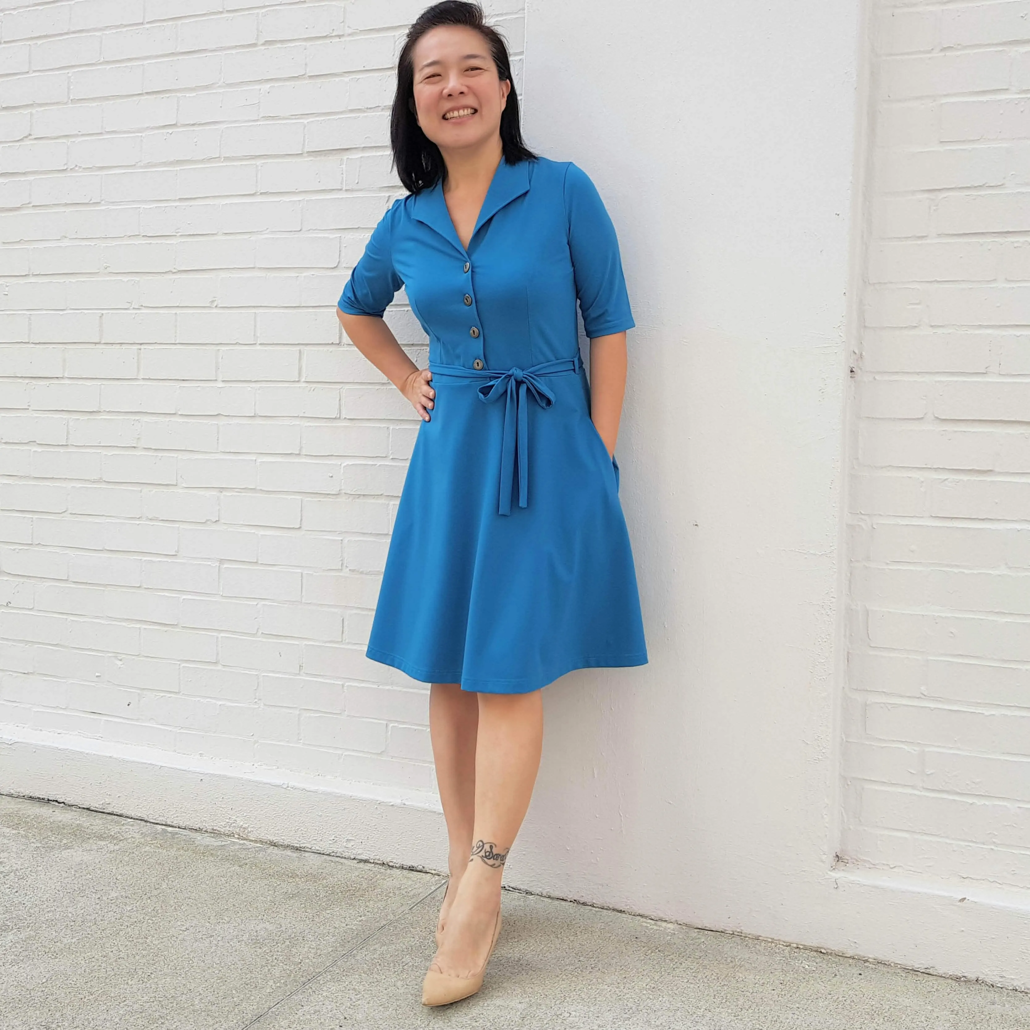 Marianne Dress-Printed Pattern