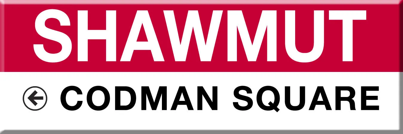 MBTA Red Line Shawmut Station Magnet