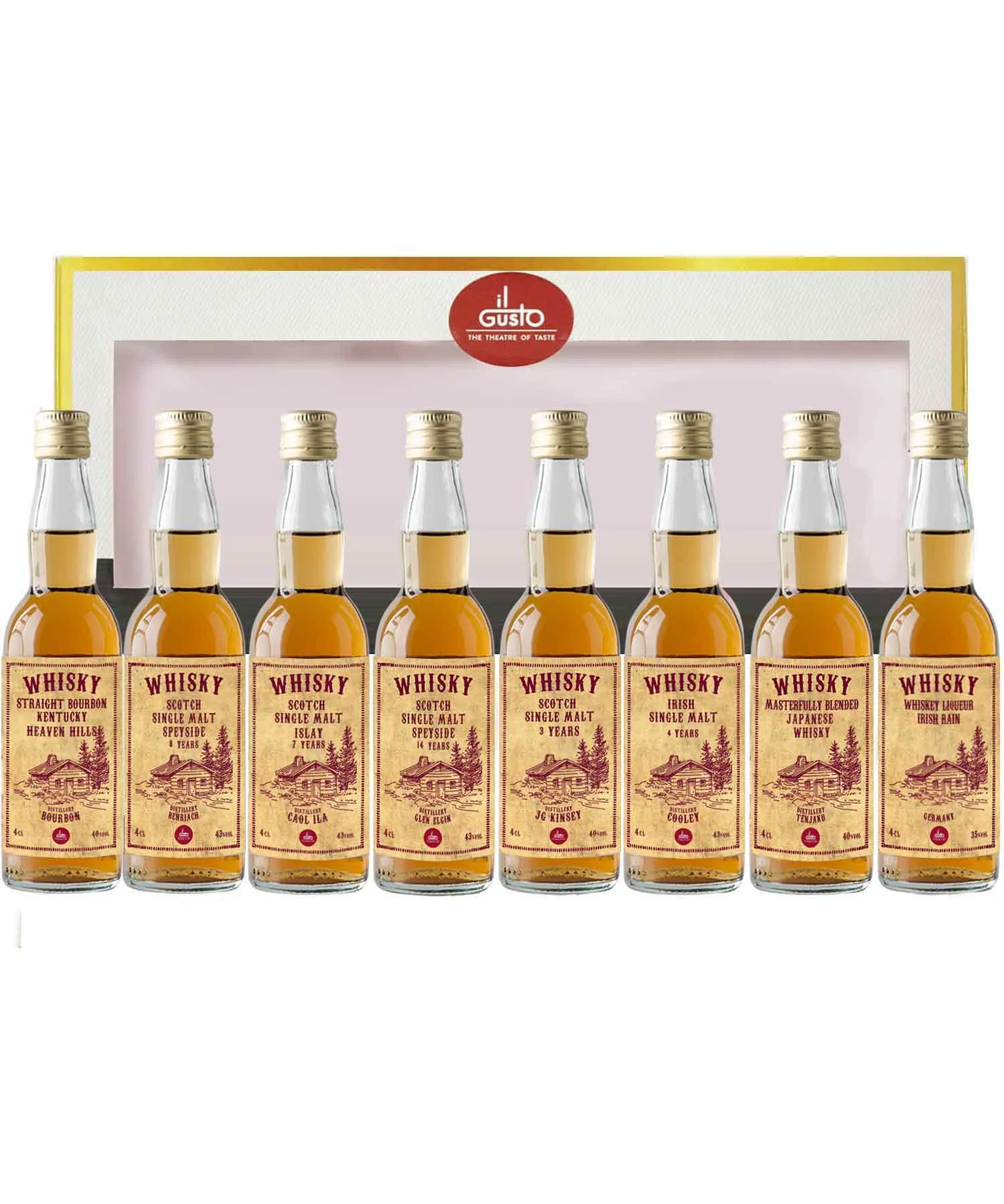 Miniature Whisky Gift Set ( Pack of 8 x 40ml )