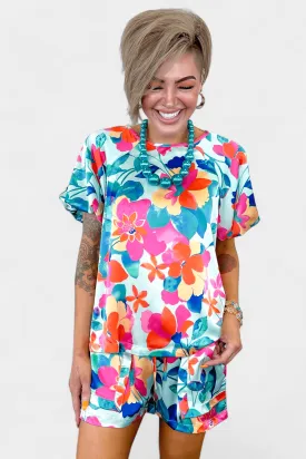 Mint Floral Set