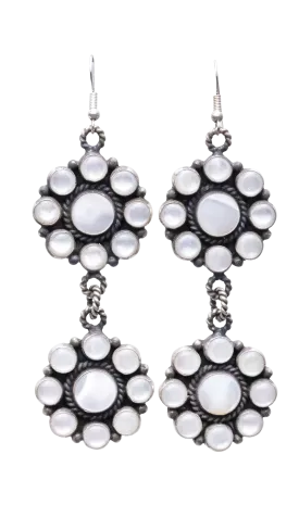 Mother of Pearl Cluster Earrings | Devin Brown