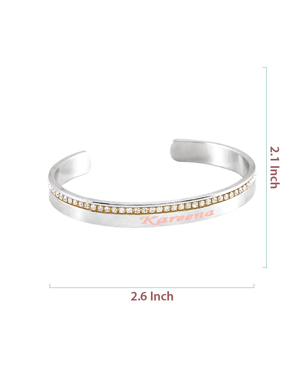 Name Engraved Ladies Bracelet