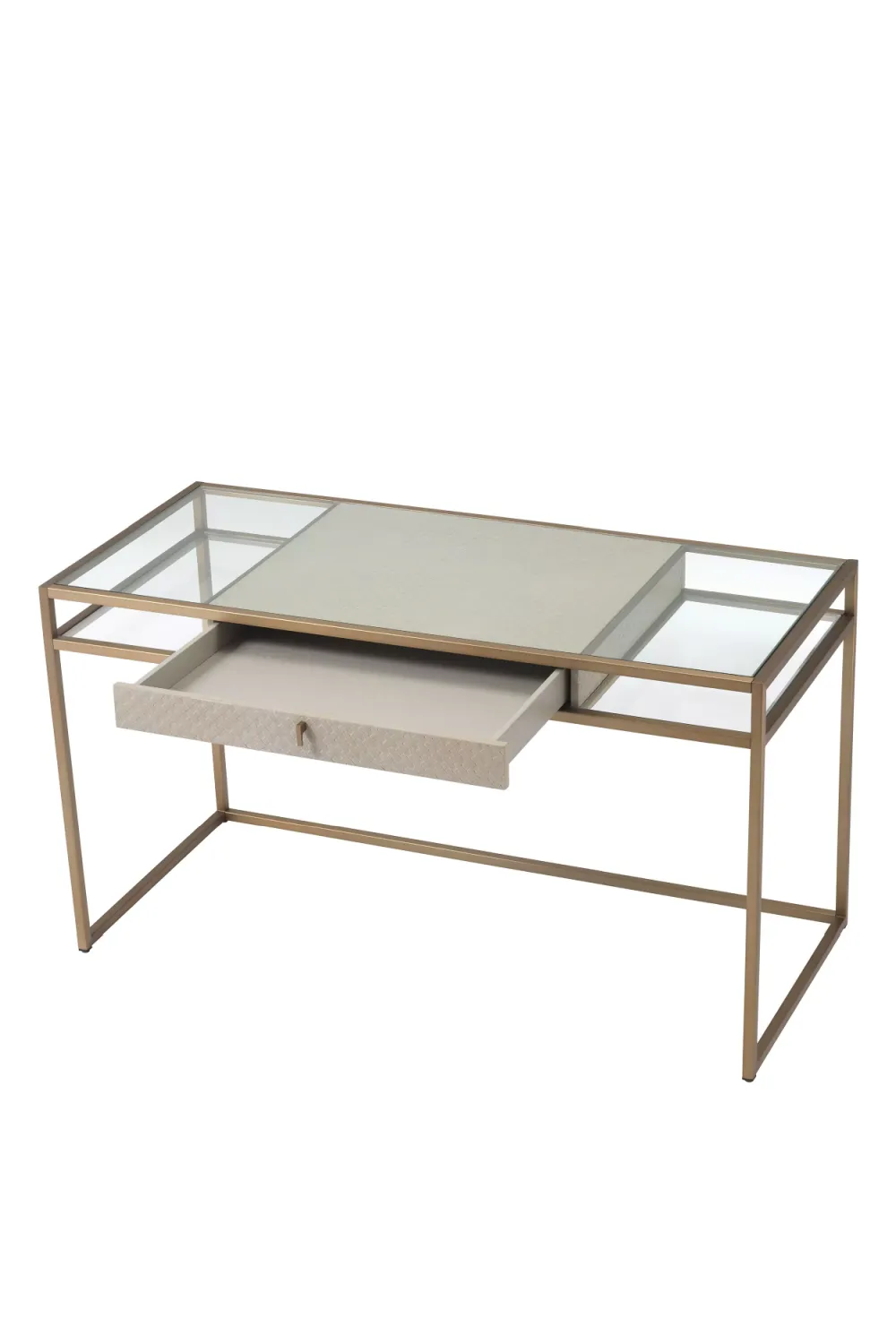 (Open Box) Brass Mid-Century Desk | Eichholtz Napa Valley