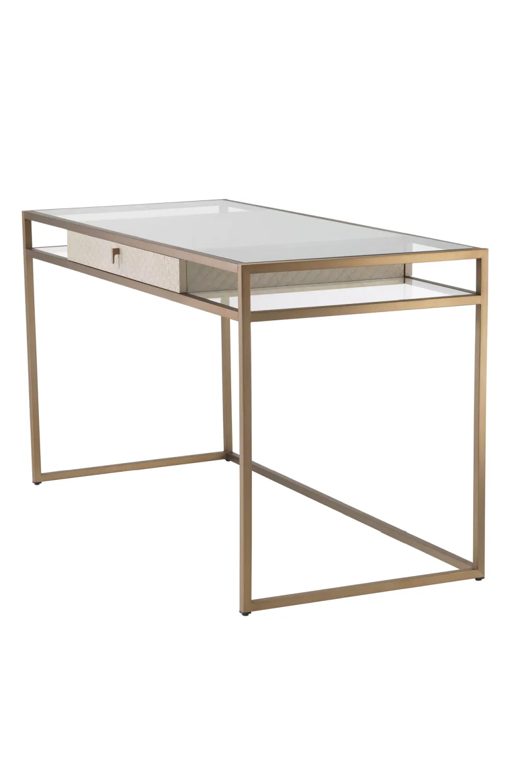 (Open Box) Brass Mid-Century Desk | Eichholtz Napa Valley
