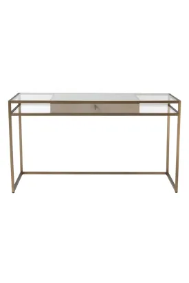 (Open Box) Brass Mid-Century Desk | Eichholtz Napa Valley