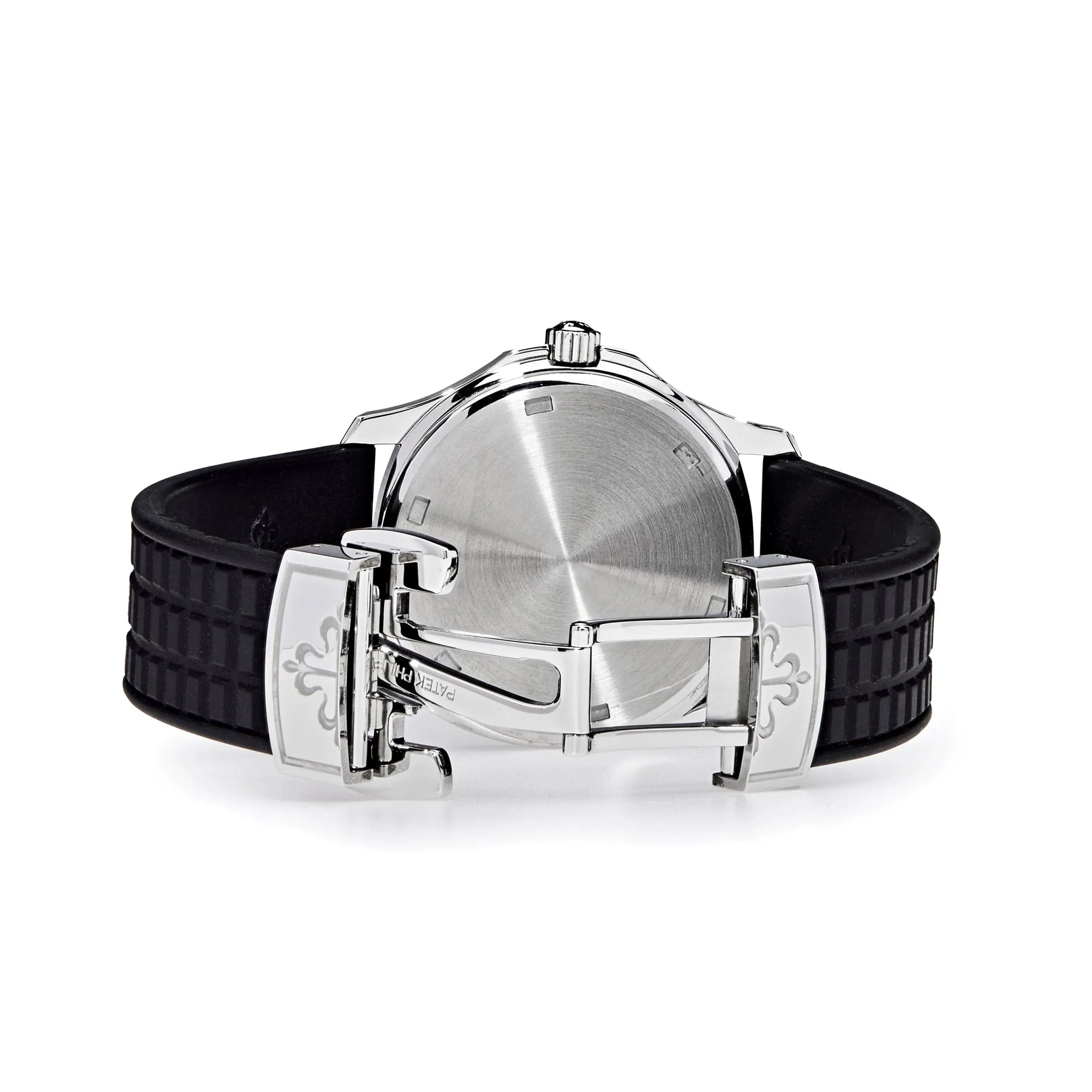 Patek Philippe Aquanaut 5067A-001 'Ladies' Stainless Steel Black Dial Diamond Bezel