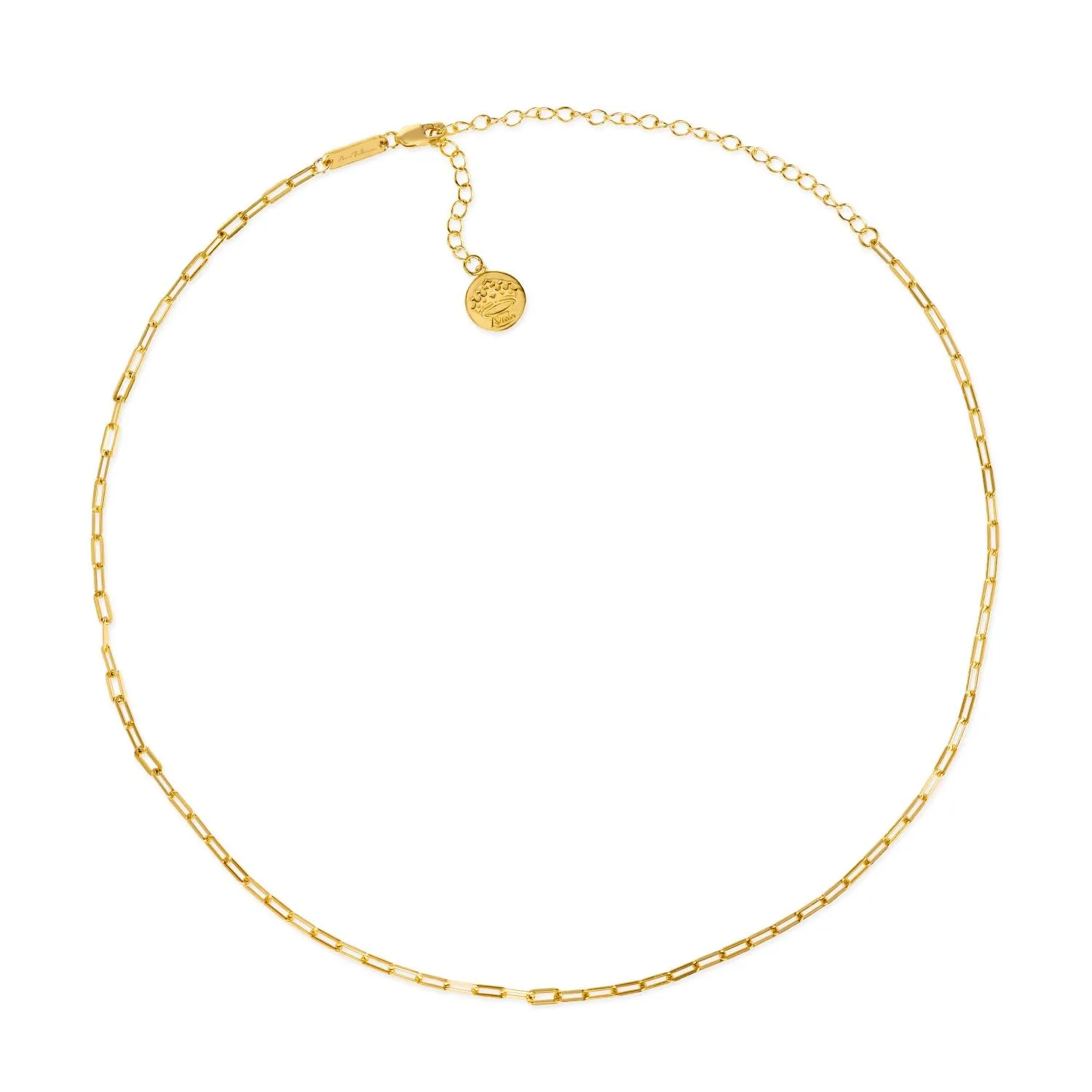 Petite Paper Clip 14" Necklace