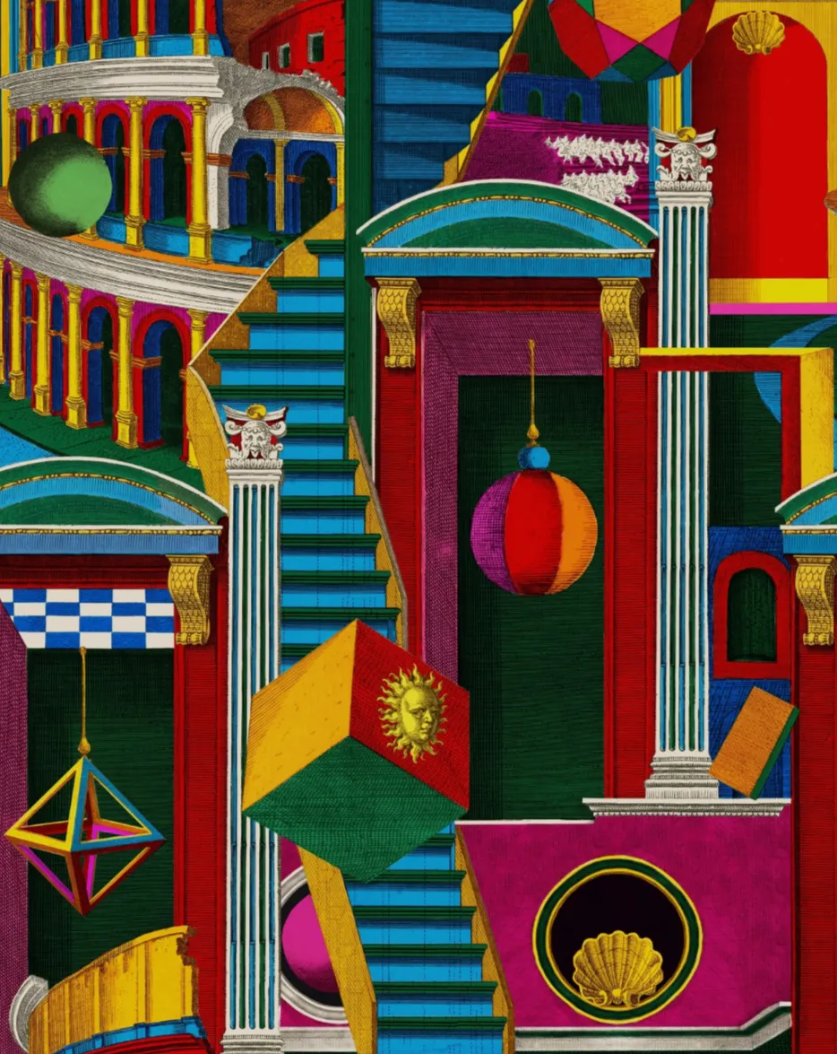 PIAZZA DEGLI ARLECCHINI Wallpaper by Mind the Gap