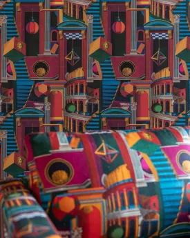 PIAZZA DEGLI ARLECCHINI Wallpaper by Mind the Gap
