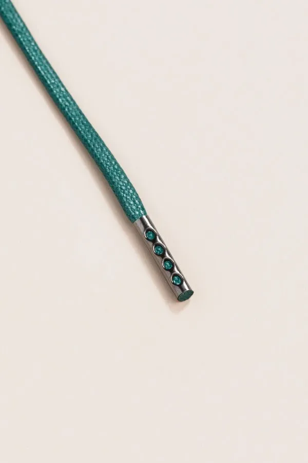 Pine Green | Round Waxed Shoelaces