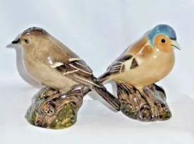 Quail Ceramics: Salt & Pepper Pots: Chaffinch